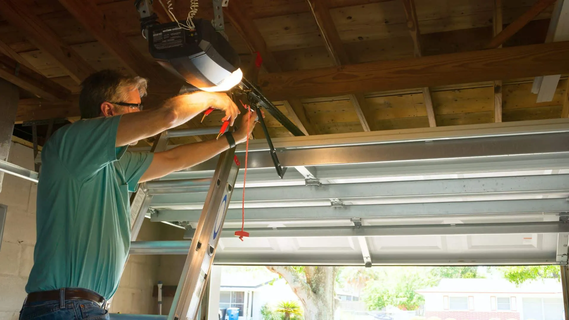 how to reset a garage door opener
